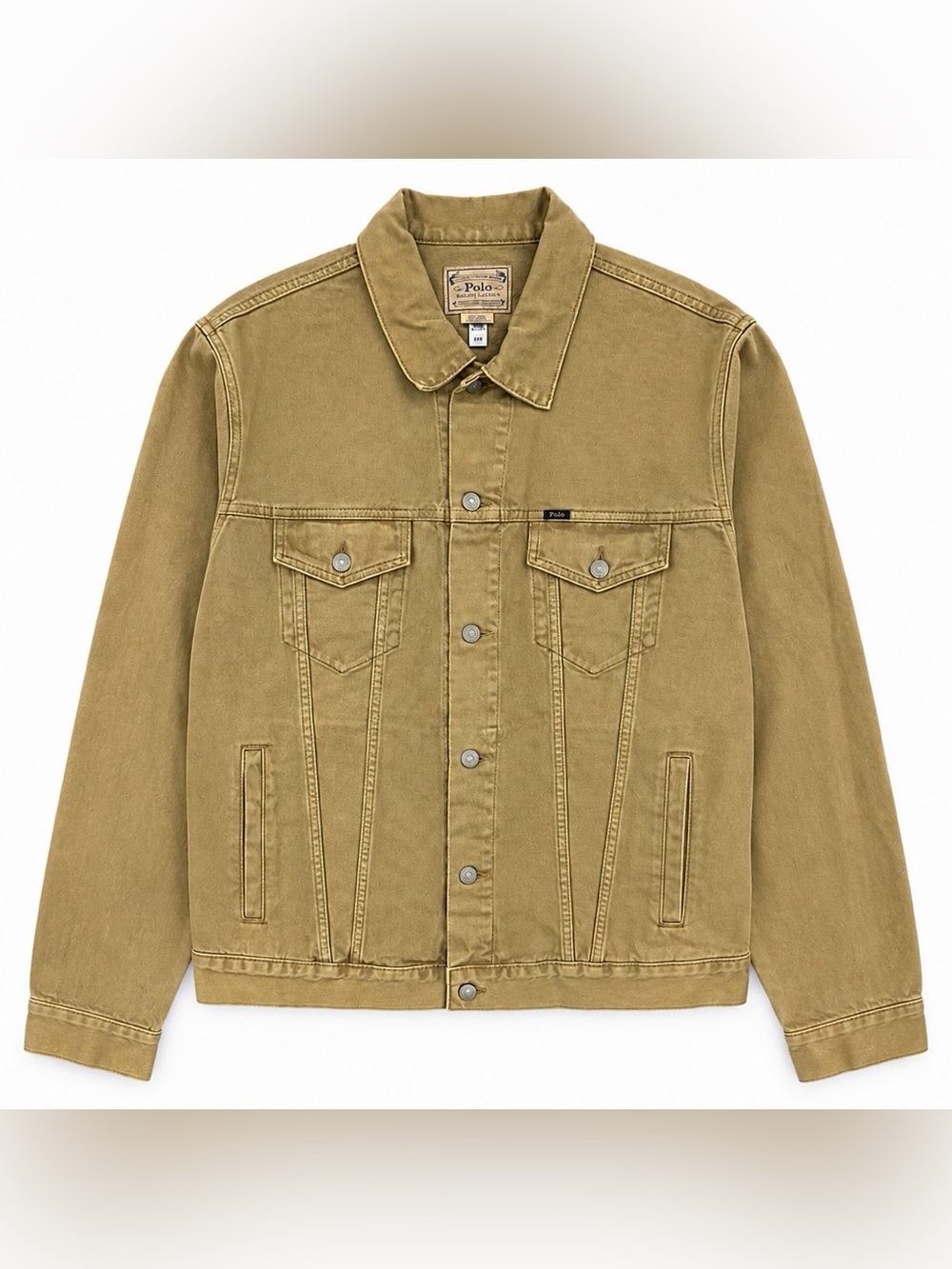 Polo Ralph Lauren Khaki Trucker Jacket - Mens Size XLT - $228